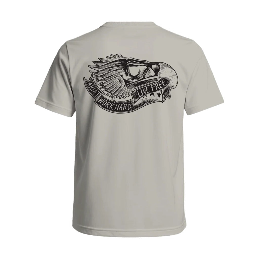 Rebar Cotton Strong Eagle Skull T-Shirt