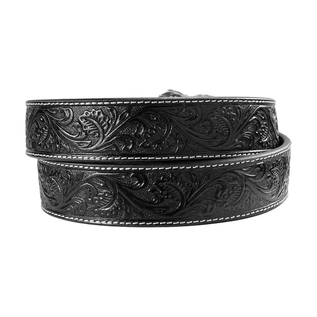 Ariat 1 1/2in Embossed Plate Buckle Belt