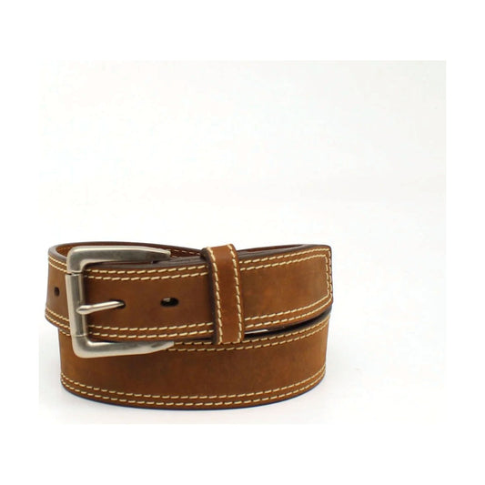 Ariat 1 1/2in Logo Concho Double Stitch Belt