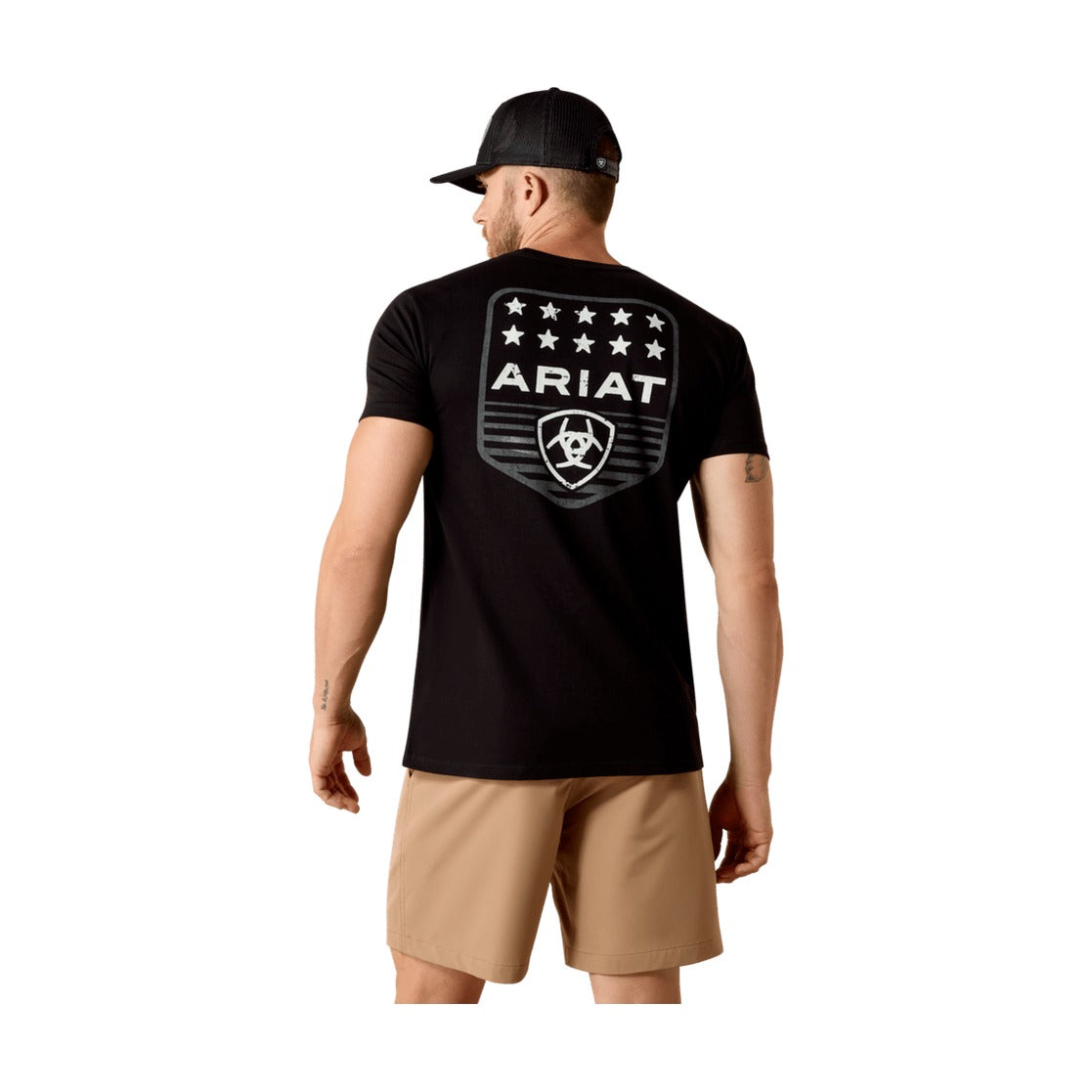 Ariat Stripe Patriotic Badge T-Shirt
