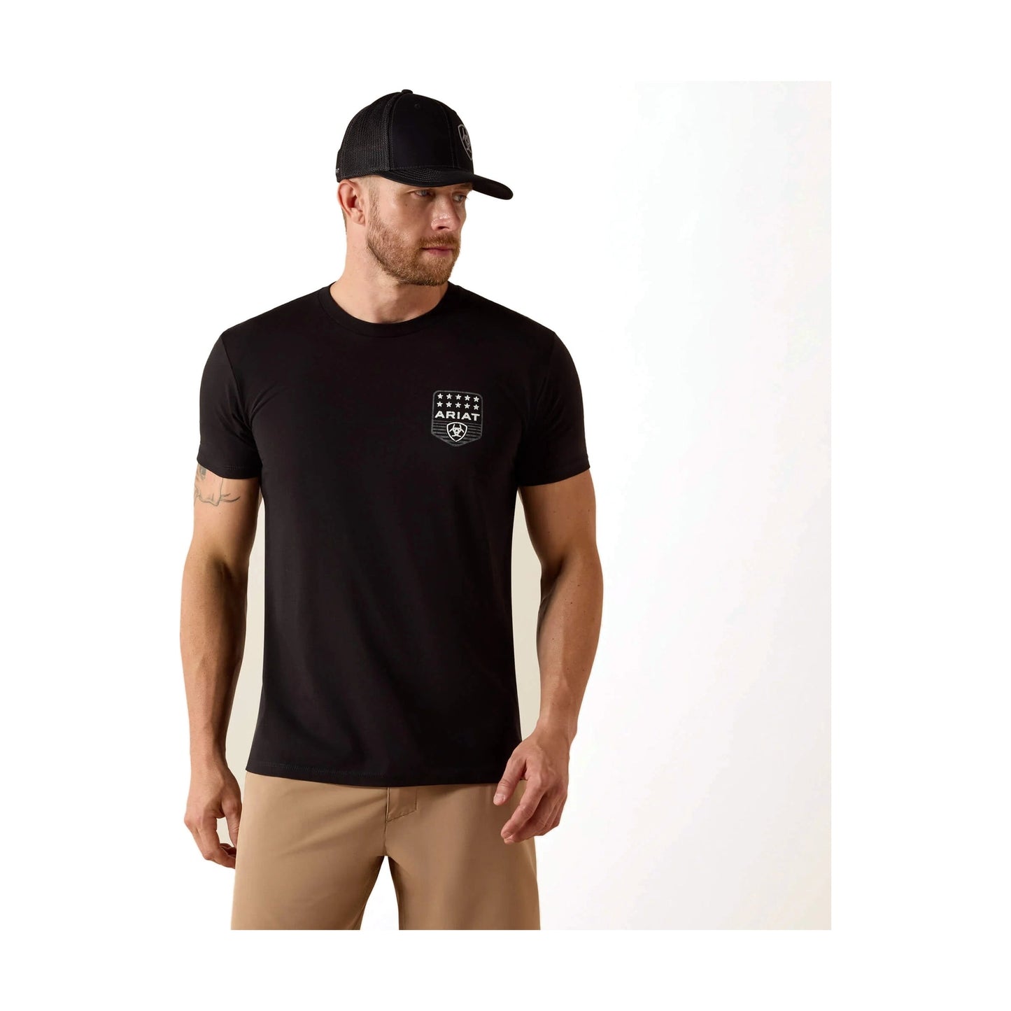 Ariat Stripe Patriotic Badge T-Shirt
