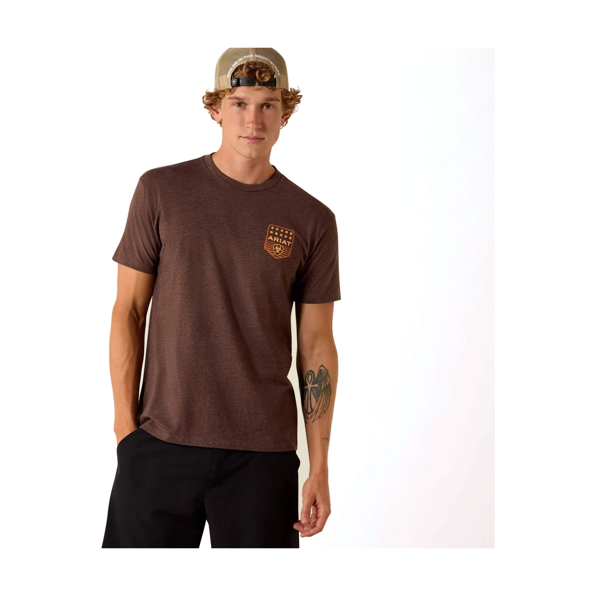 Ariat Stripe Patriotic Badge T-Shirt