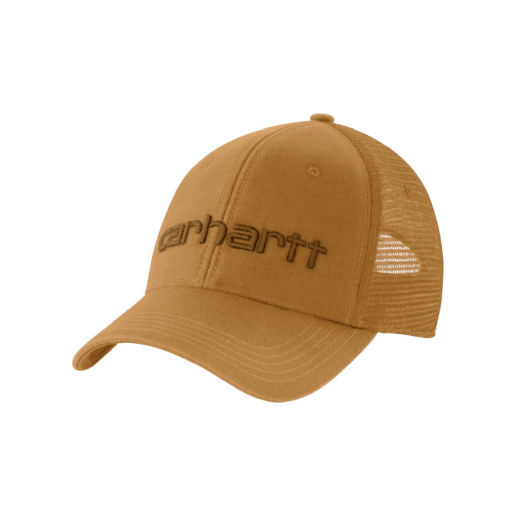 Canvas Mesh-back Logo Graphic Cap