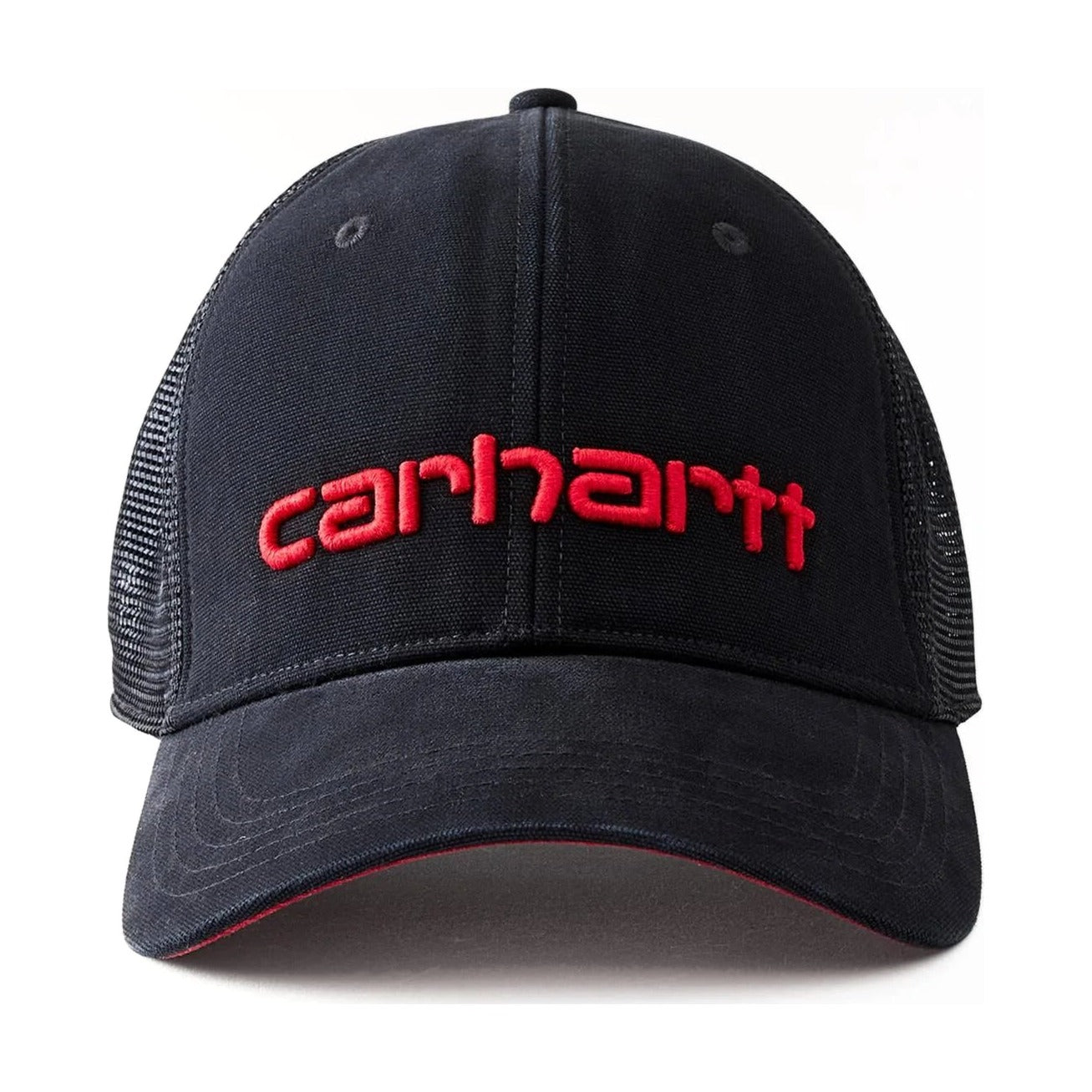Canvas Mesh-back Logo Graphic Cap