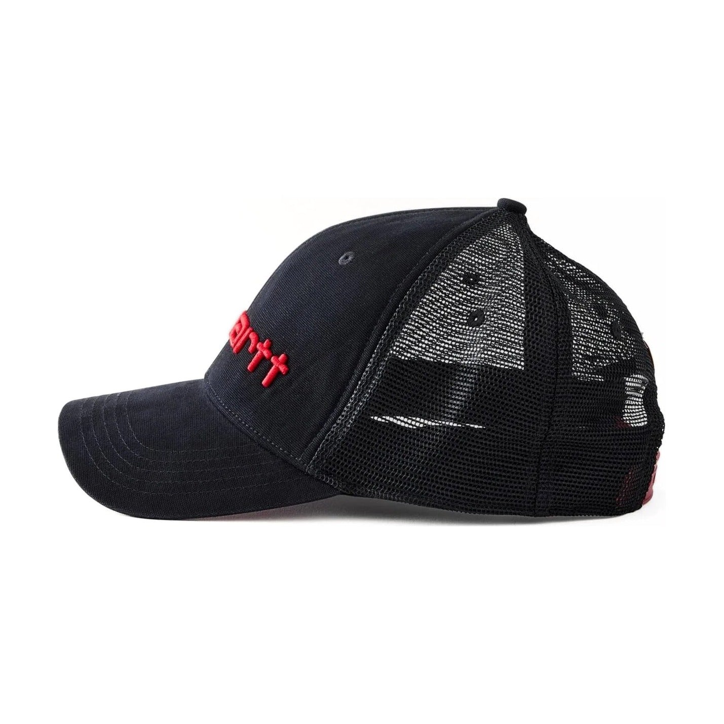 Canvas Mesh-back Logo Graphic Cap