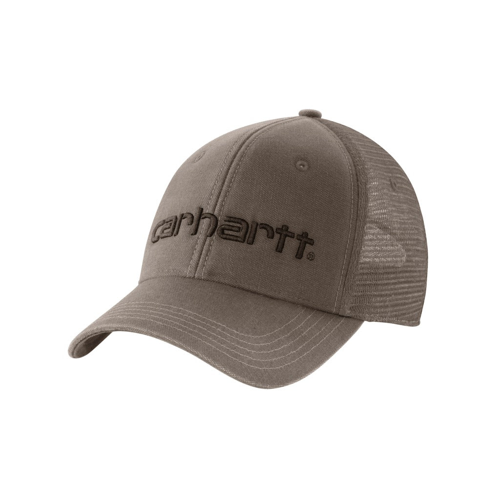 Canvas Mesh-back Logo Graphic Cap