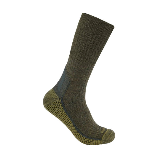 Force Grid Midweight Synthetic-Merino Wool Blend Crew Sock