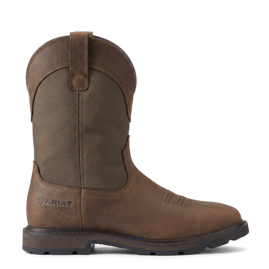 Groundbreaker Steel Toe Waterproof Work Boot - right side profile
