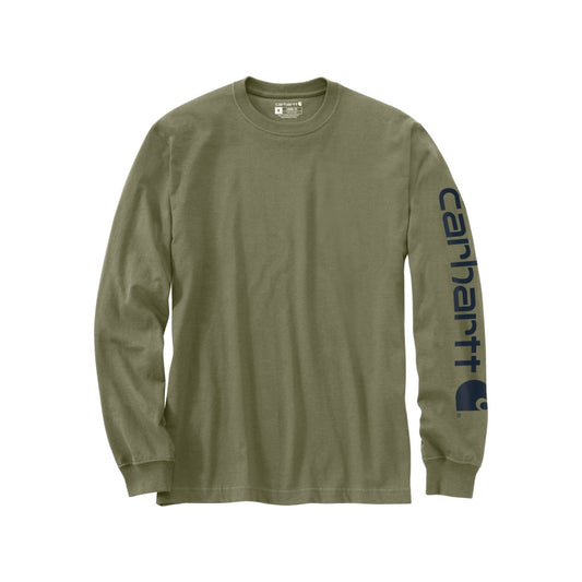 Loose Fit Heavyweight Long-sleeve Logo Sleeve Graphic T-shirt