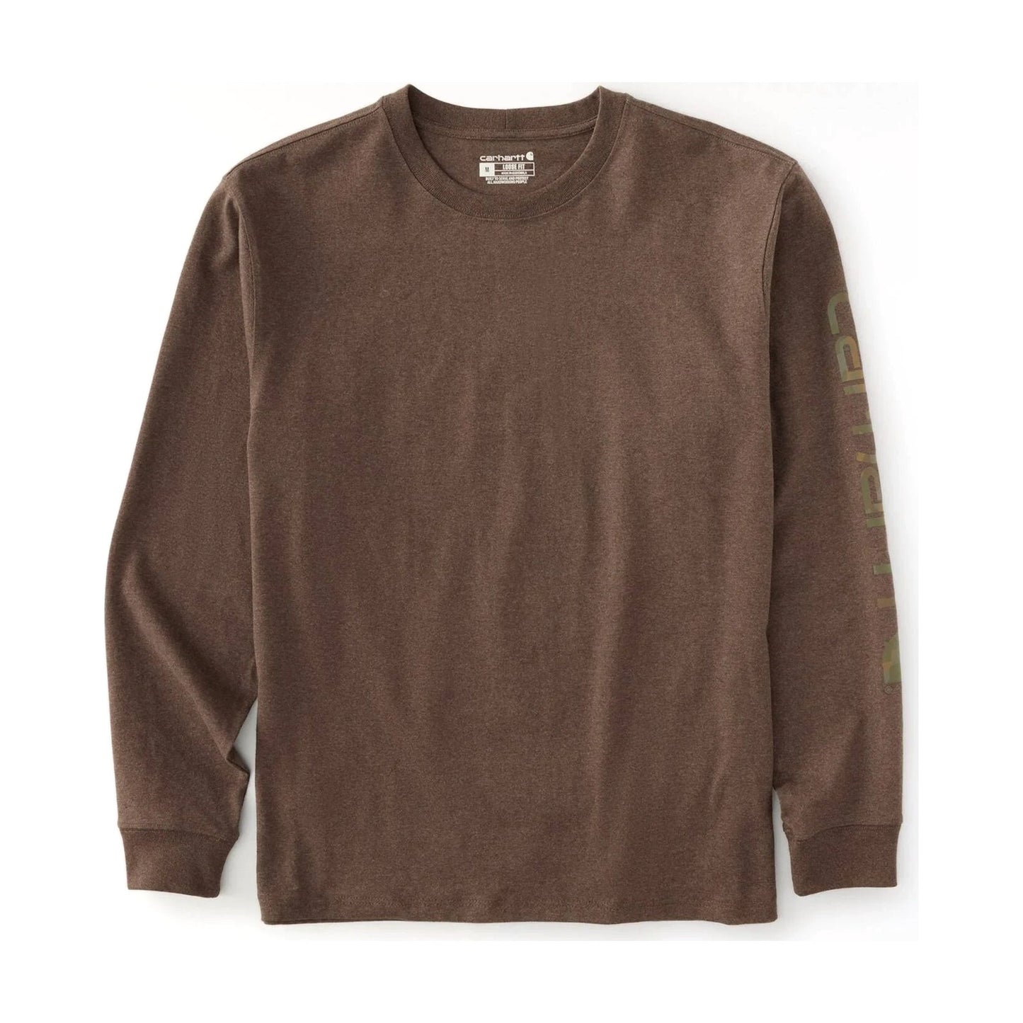 Loose Fit Heavyweight Long-sleeve Logo Sleeve Graphic T-shirt
