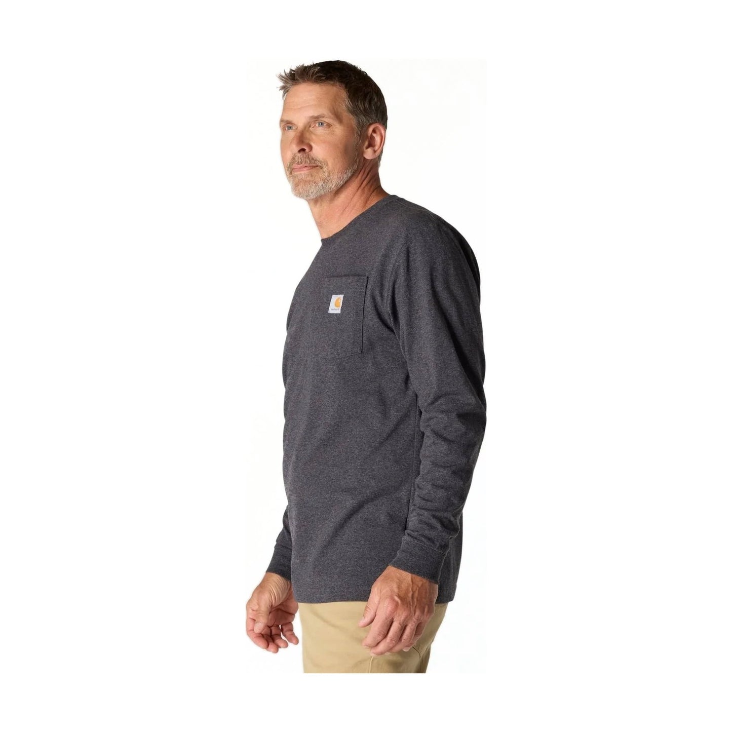 Loose Fit Heavyweight Long-sleeve Pocket T-shirt