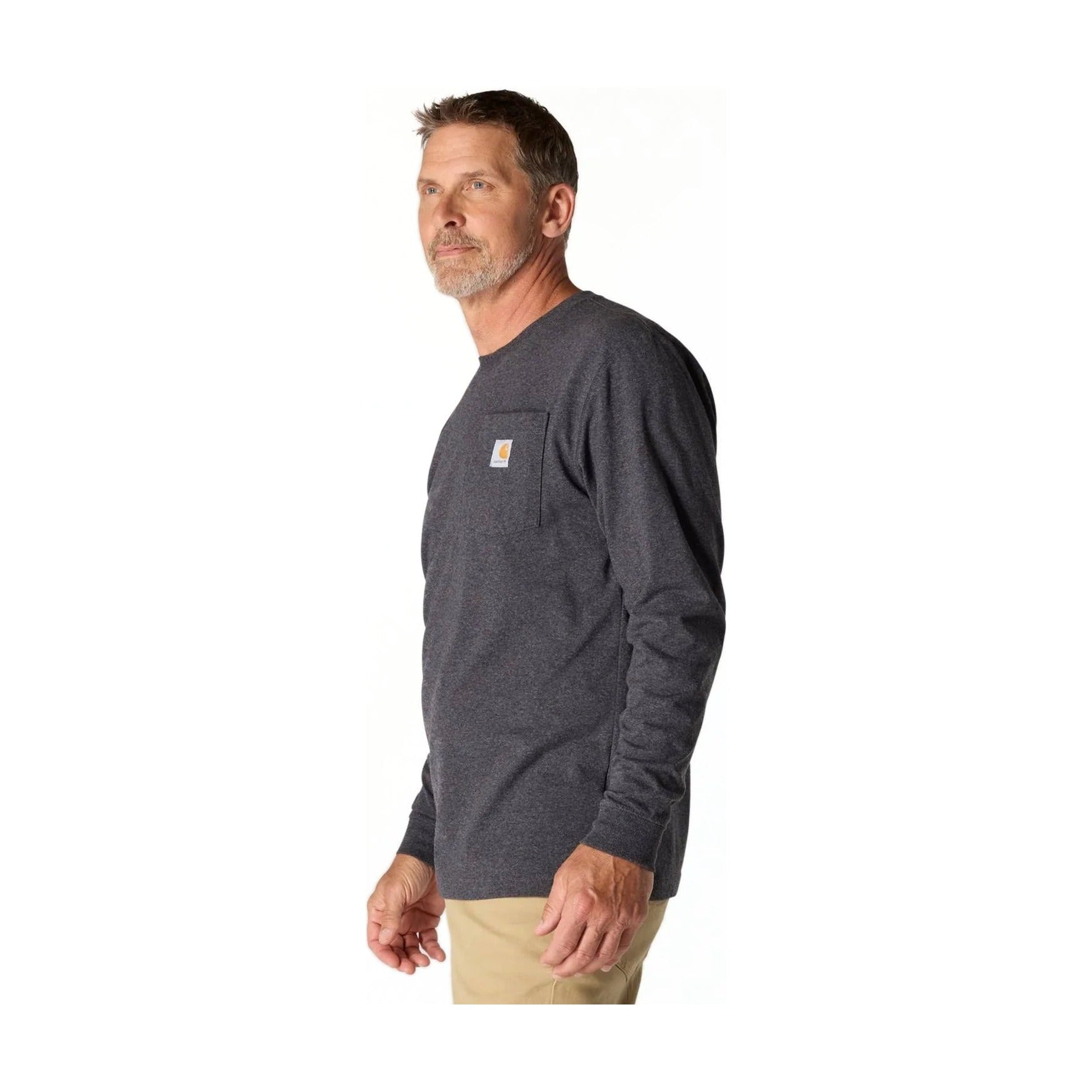 Loose Fit Heavyweight Long-sleeve Pocket T-shirt