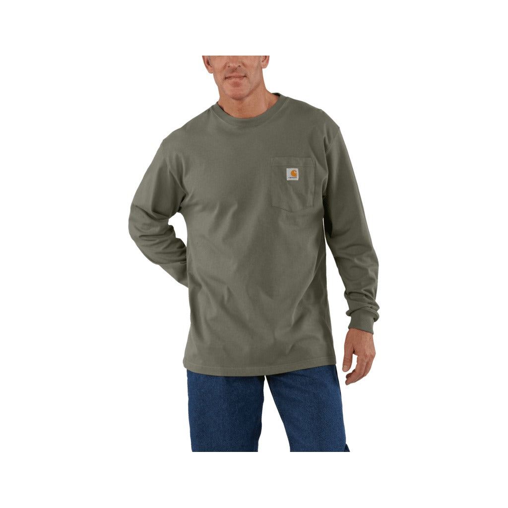 Loose Fit Heavyweight Long-sleeve Pocket T-shirt