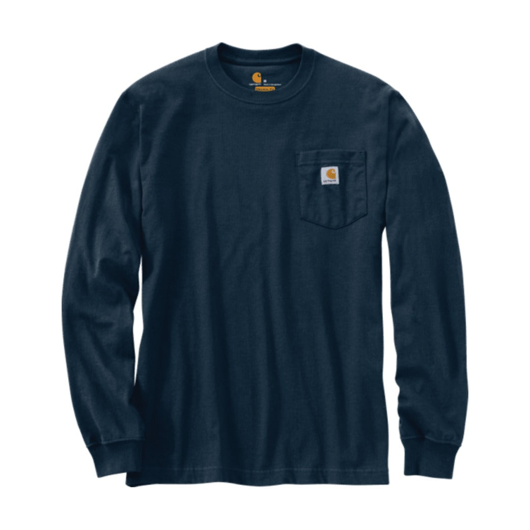 Loose Fit Heavyweight Long-sleeve Pocket T-shirt