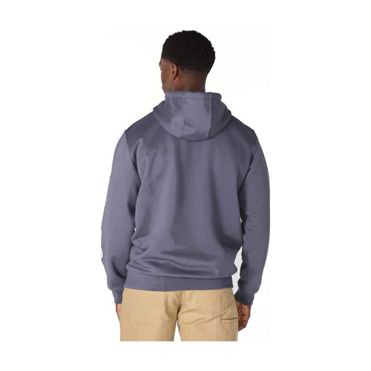 Loose Fit Midweight Logo Sleeve Graphic Hoodie