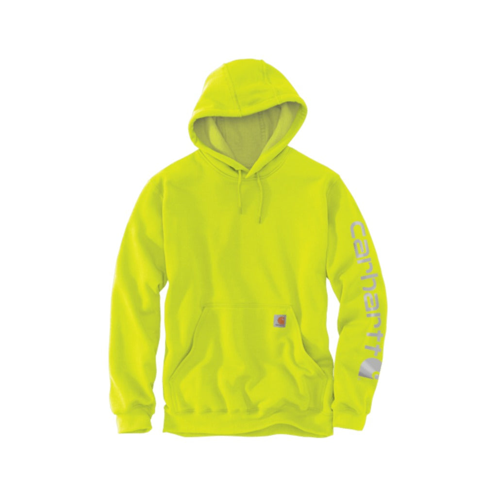 Loose Fit Midweight Logo Sleeve Graphic Hoodie