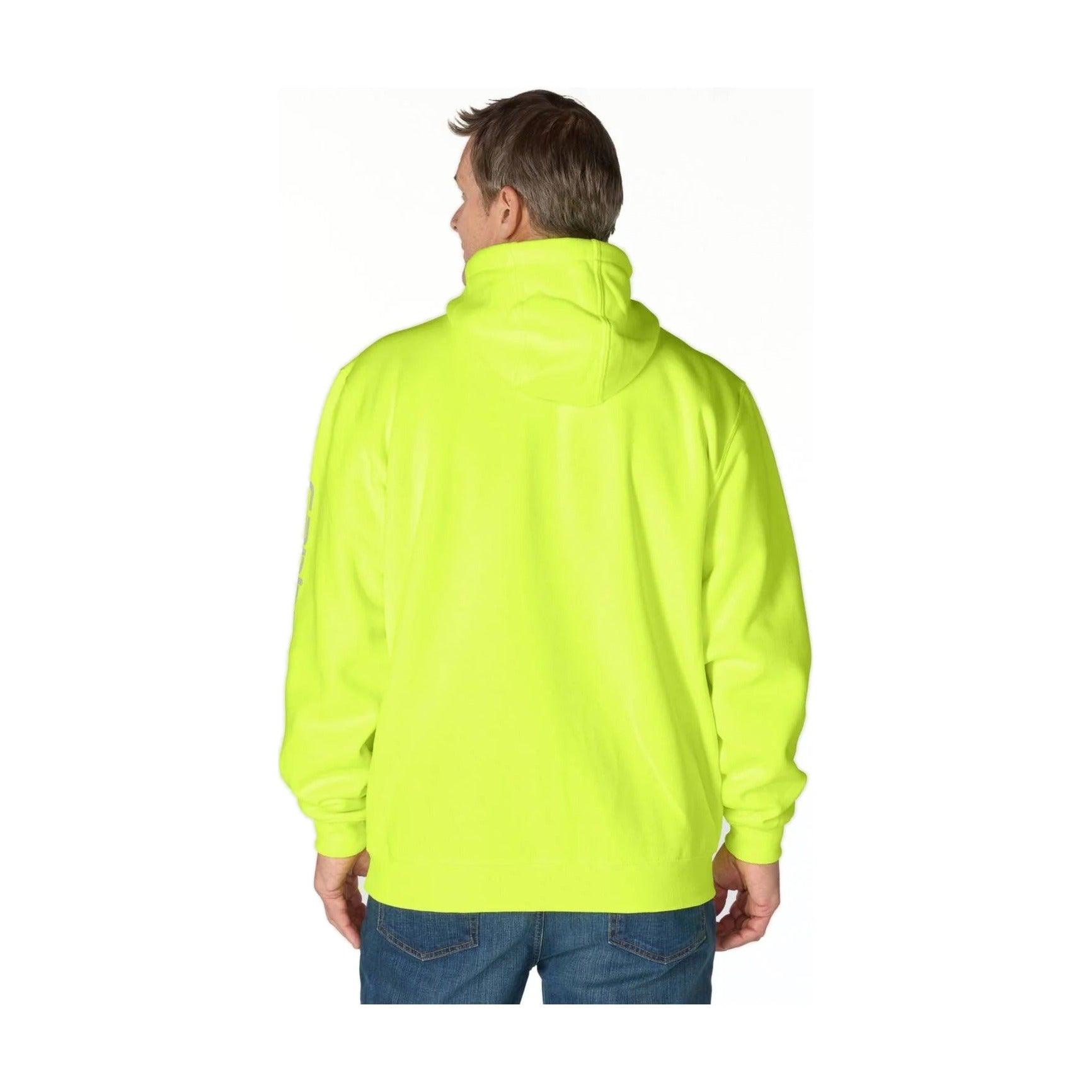 Loose Fit Midweight Logo Sleeve Graphic Hoodie