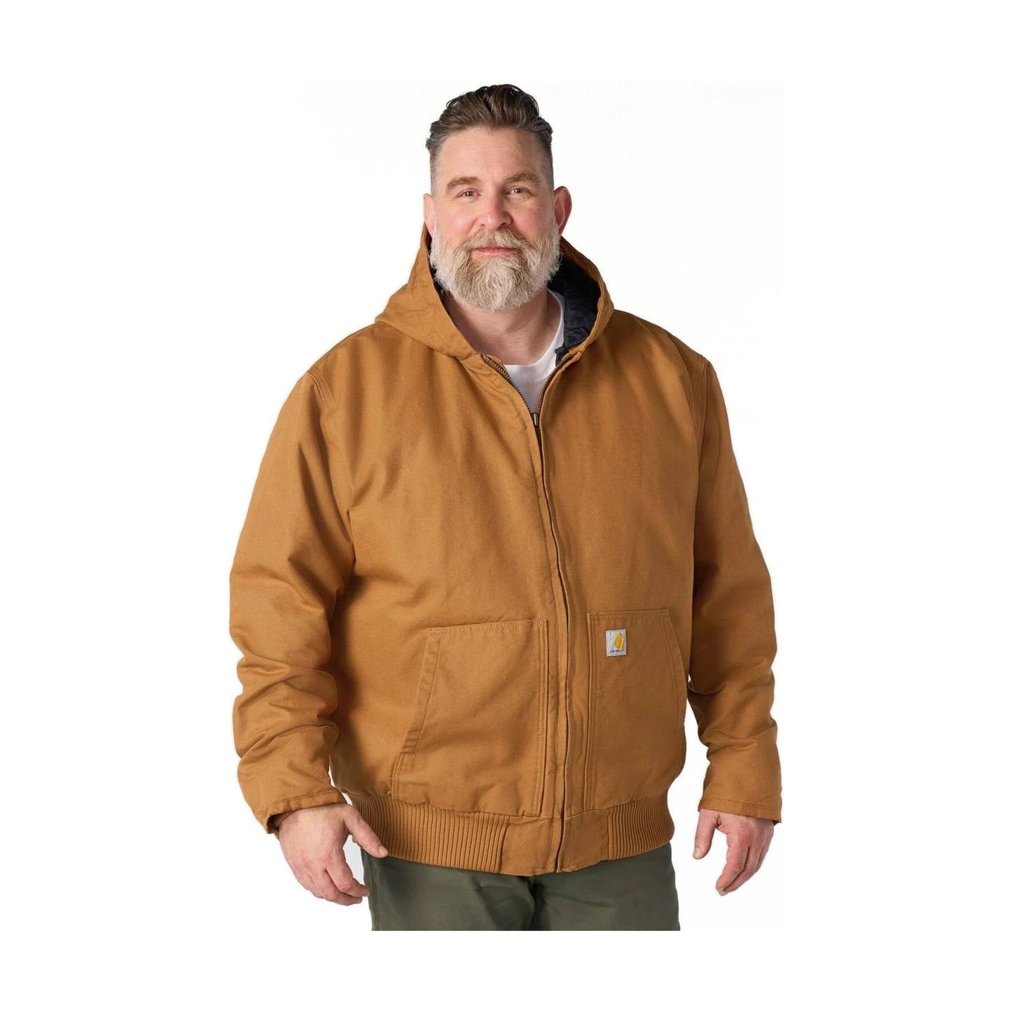 Loose Fit Washed Duck Insulated Active Jac