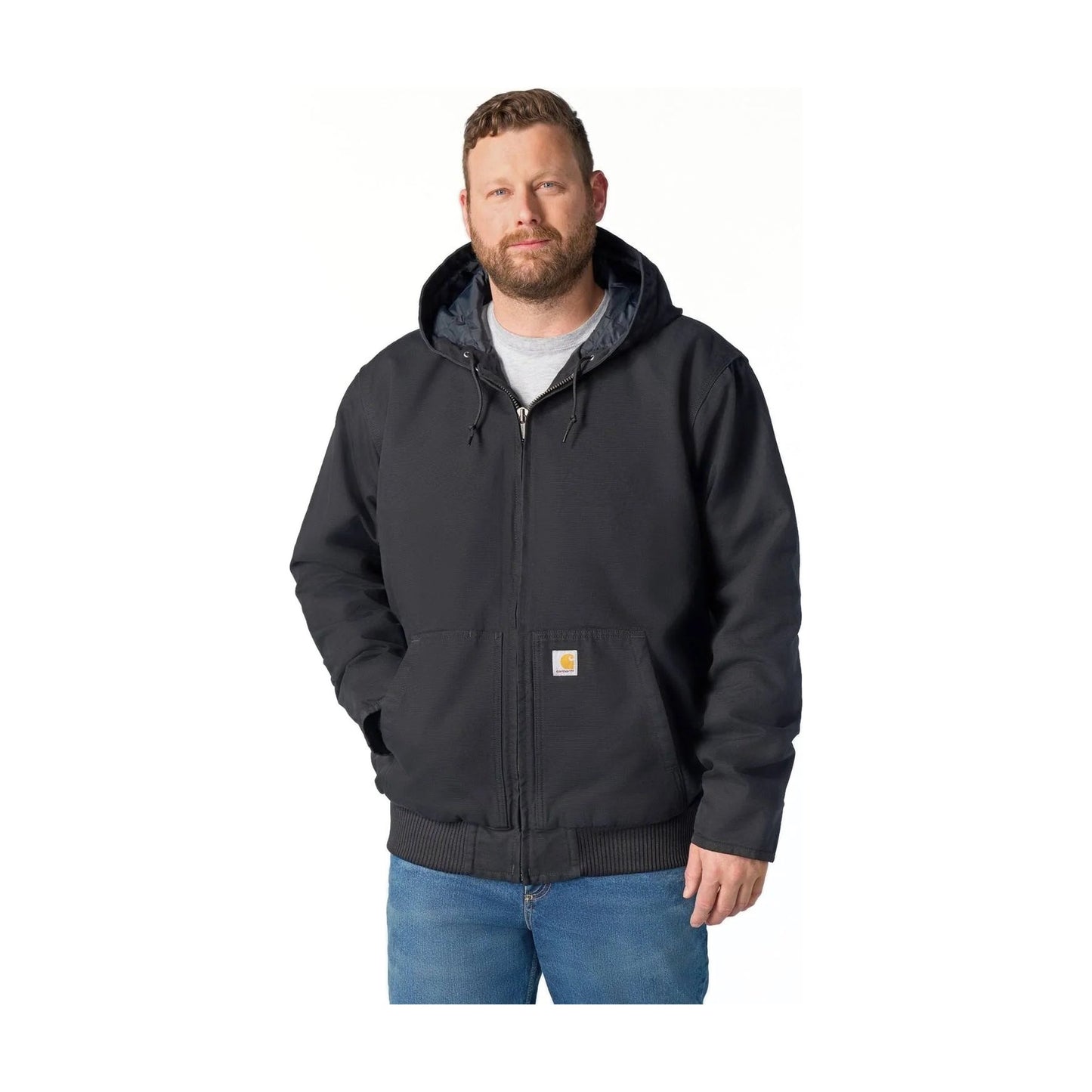 Loose Fit Washed Duck Insulated Active Jac