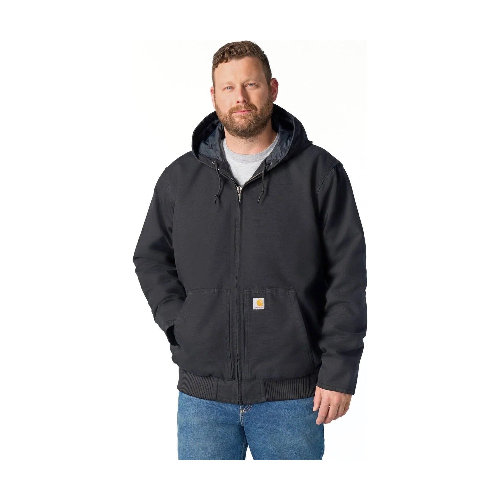 Loose Fit Washed Duck Insulated Active Jac