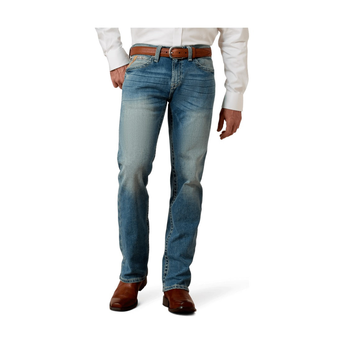 M7 Rocker Stretch Stirling Stackable Straight Leg Jean
