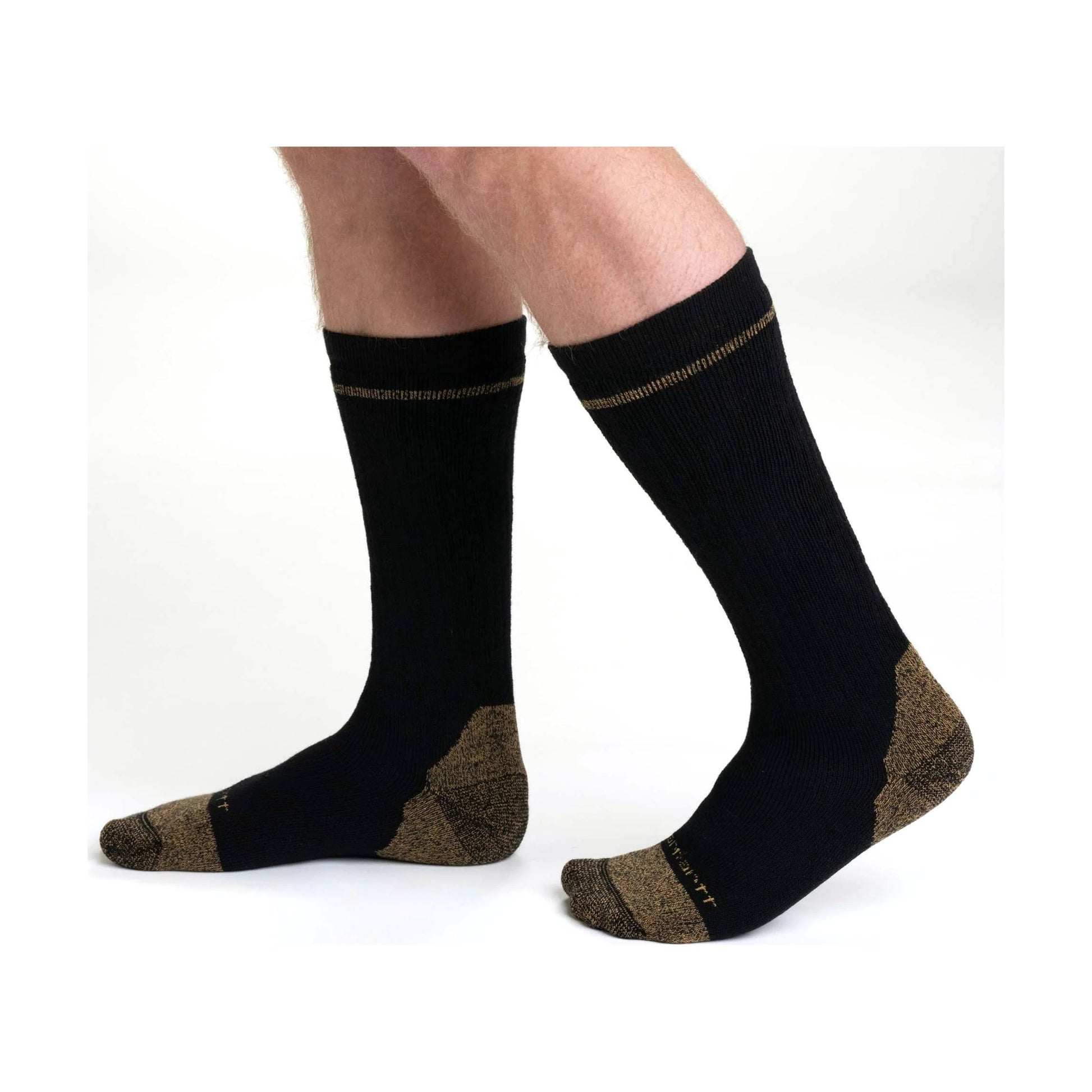 Midweight Cotton Blend Steel Toe Boot Sock 2 Pack