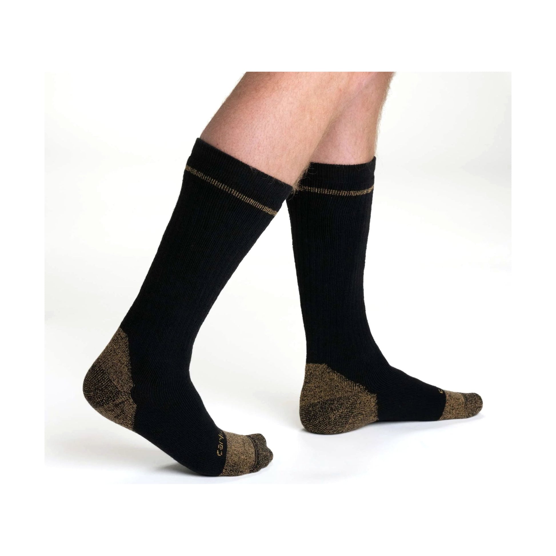 Midweight Cotton Blend Steel Toe Boot Sock 2 Pack