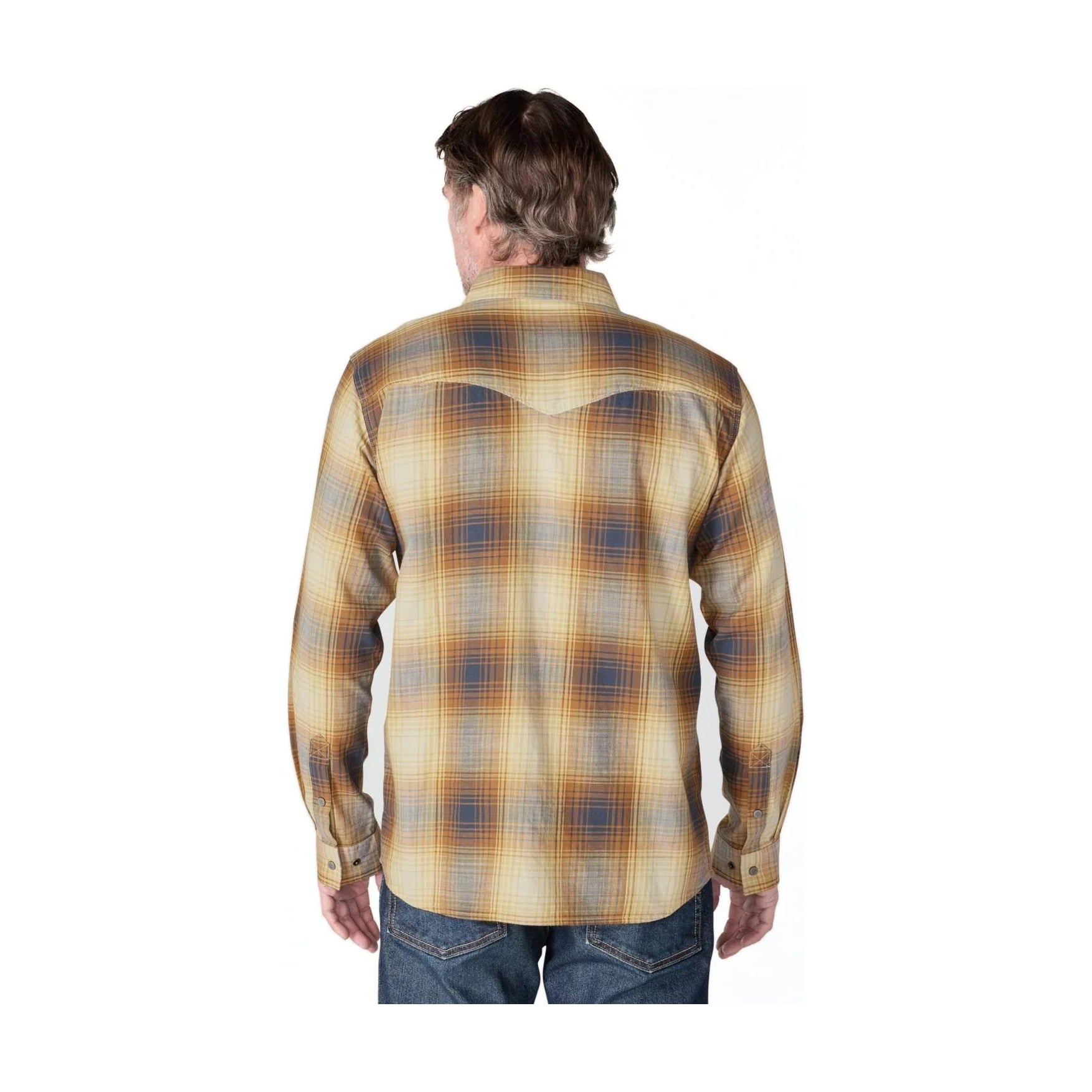 Montana Rugged Flex™ Relaxed Fit Lightweight Long-sleeve Snap-front Plaid Shirt