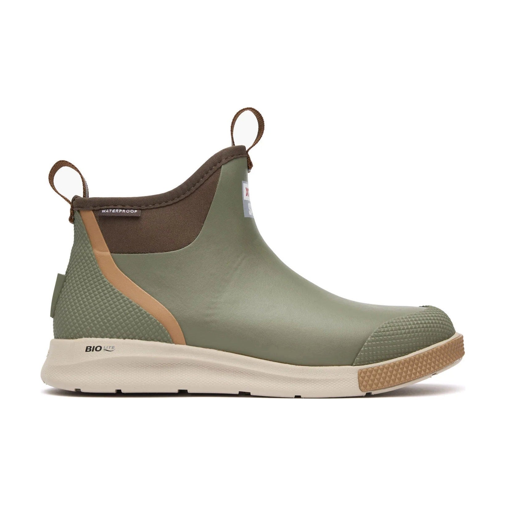 Olive Ankle Deck Boot Sport
