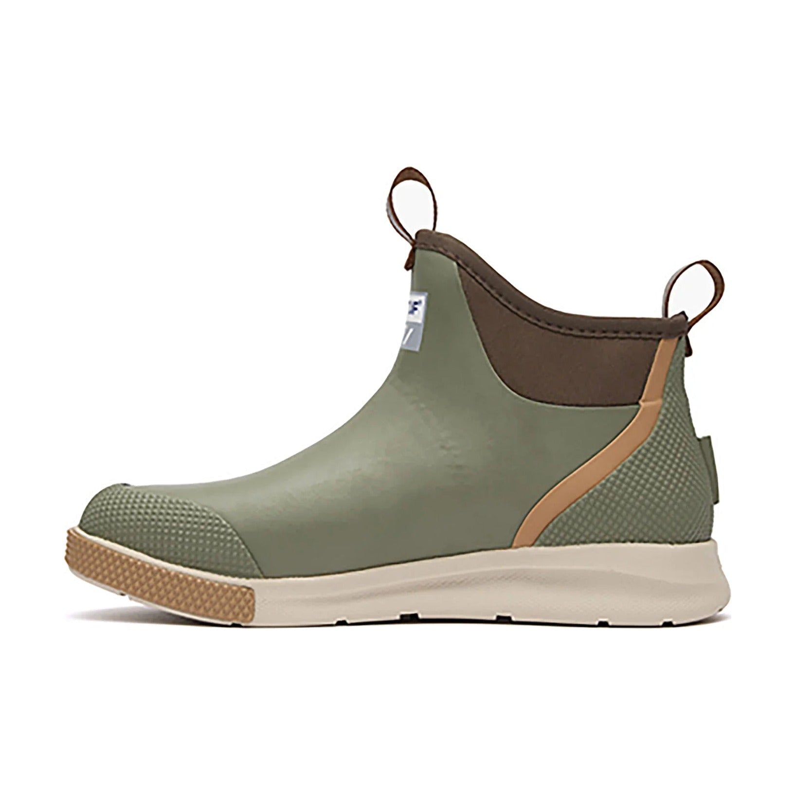 Olive Ankle Deck Boot Sport