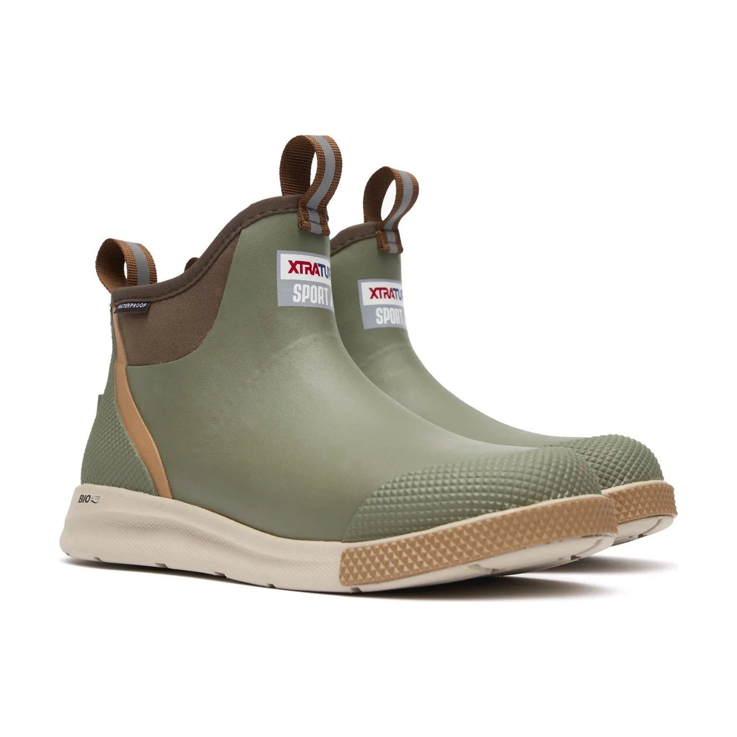 Olive Ankle Deck Boot Sport