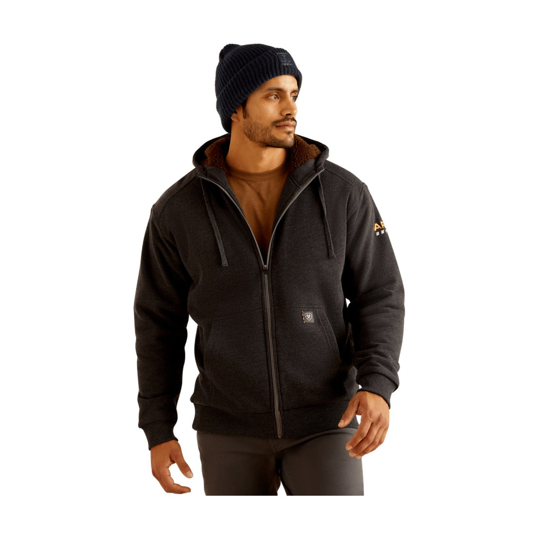 Rebar All-Weather Sherpa-Lined Full Zip Hoodie