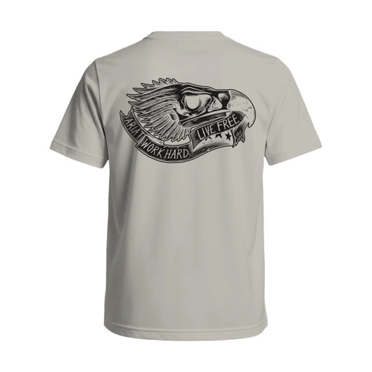 Rebar Cotton Strong Eagle Skull T-Shirt