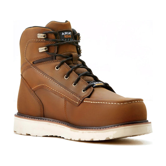 Rebar Wedge Moc Toe 6" Composite Toe Waterproof Work Boot