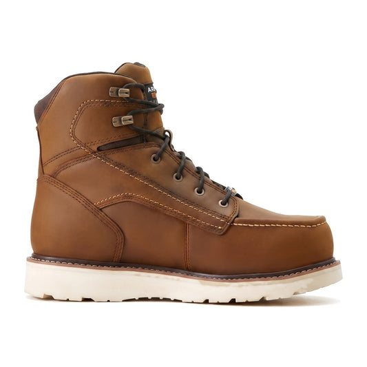 Rebar Wedge Moc Toe 6" Composite Toe Waterproof Work Boot - right side profile