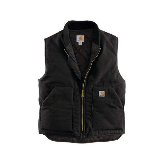 Relaxed Fit Firm Duck Insulated Rib Collar Vest