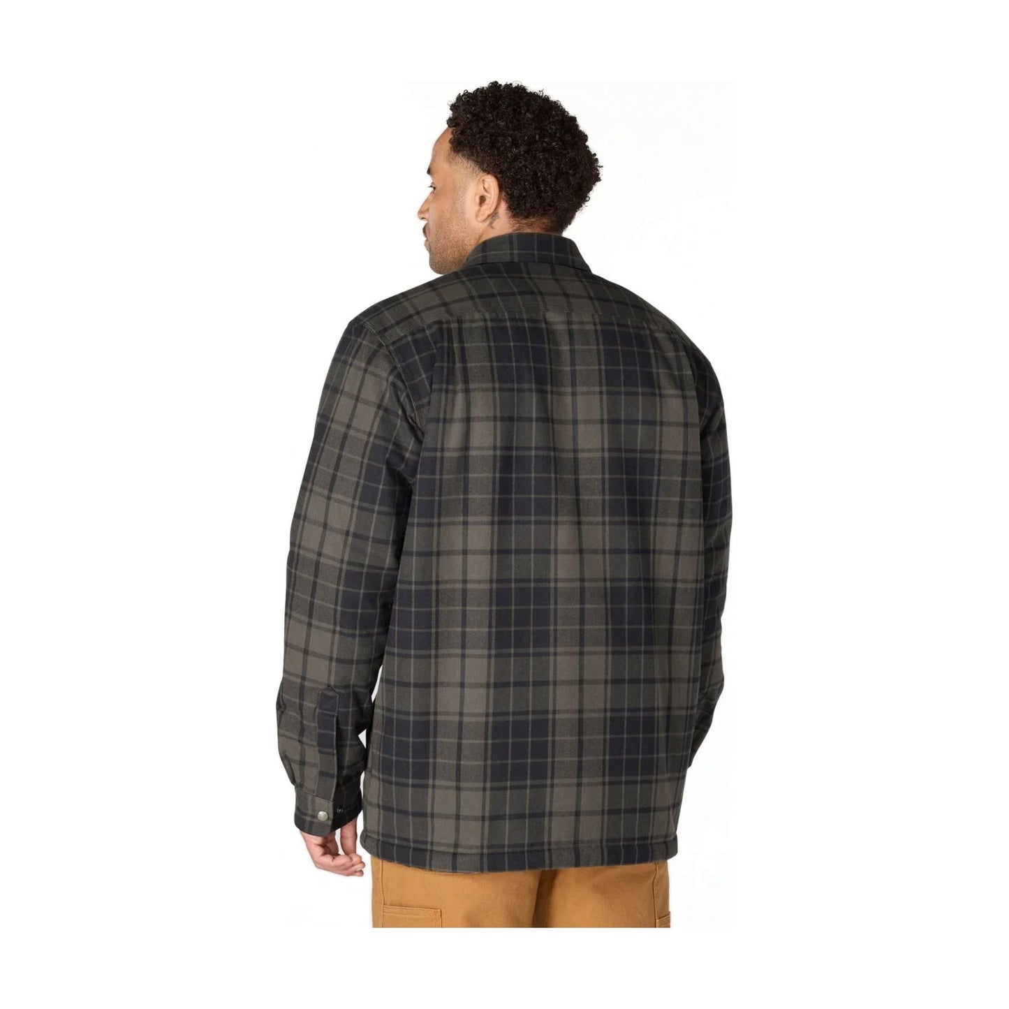 Relaxed Fit Flannel Sherpa-lined Shirt Jac