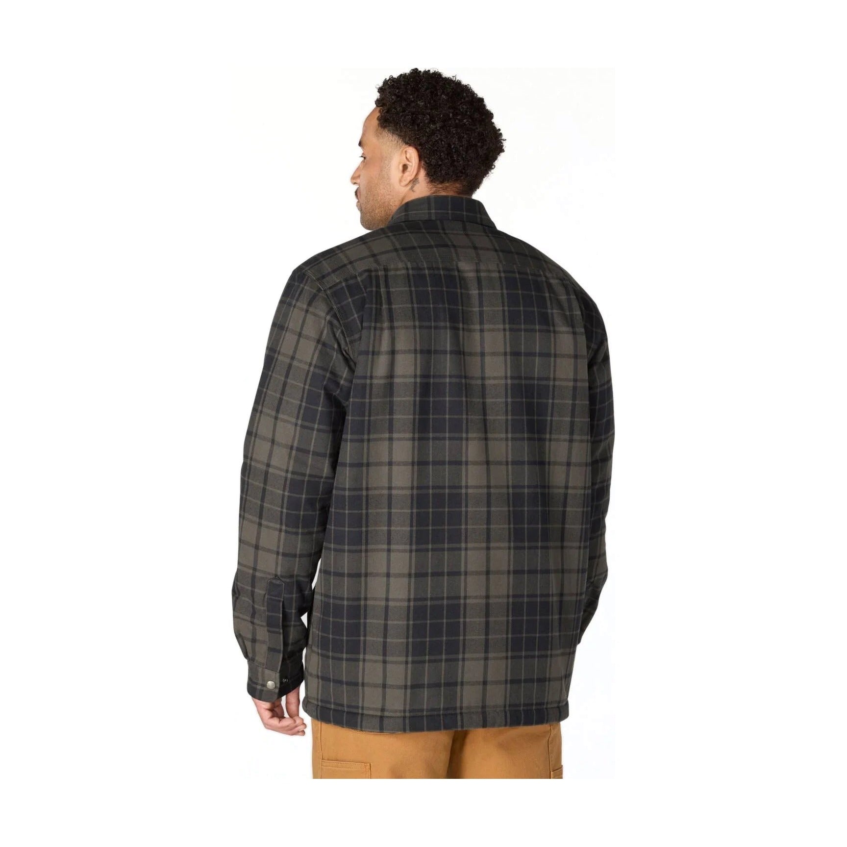 Relaxed Fit Flannel Sherpa-lined Shirt Jac
