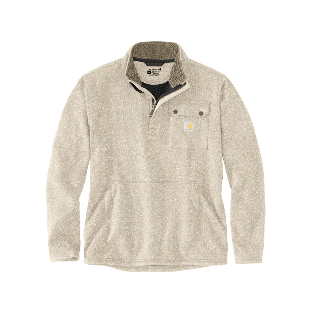 Relaxed Fit Midweight Quarter-zip Pocket Sweater Fleece