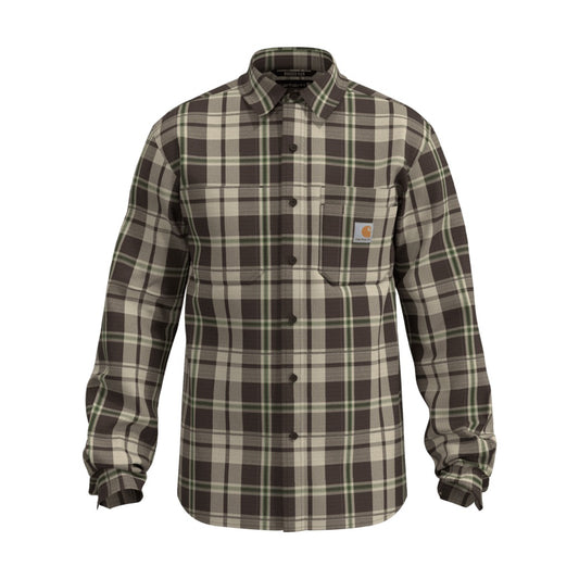 Rugged Flex™ Relaxed Fit Midweight Flannel Long-sleeve Plaid Shirt